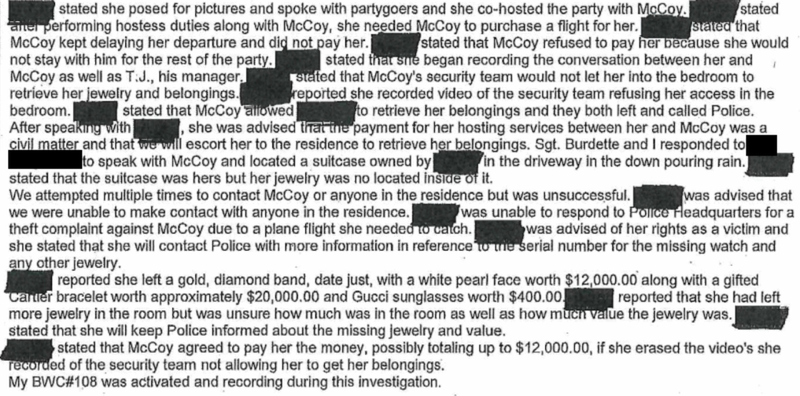 Illustration for article titled Police Reports: Woman Hired To Host LeSean McCoy "Family Barbeque" Claimed Someone Absconded With $50,000 Worth Of Her Jewelry